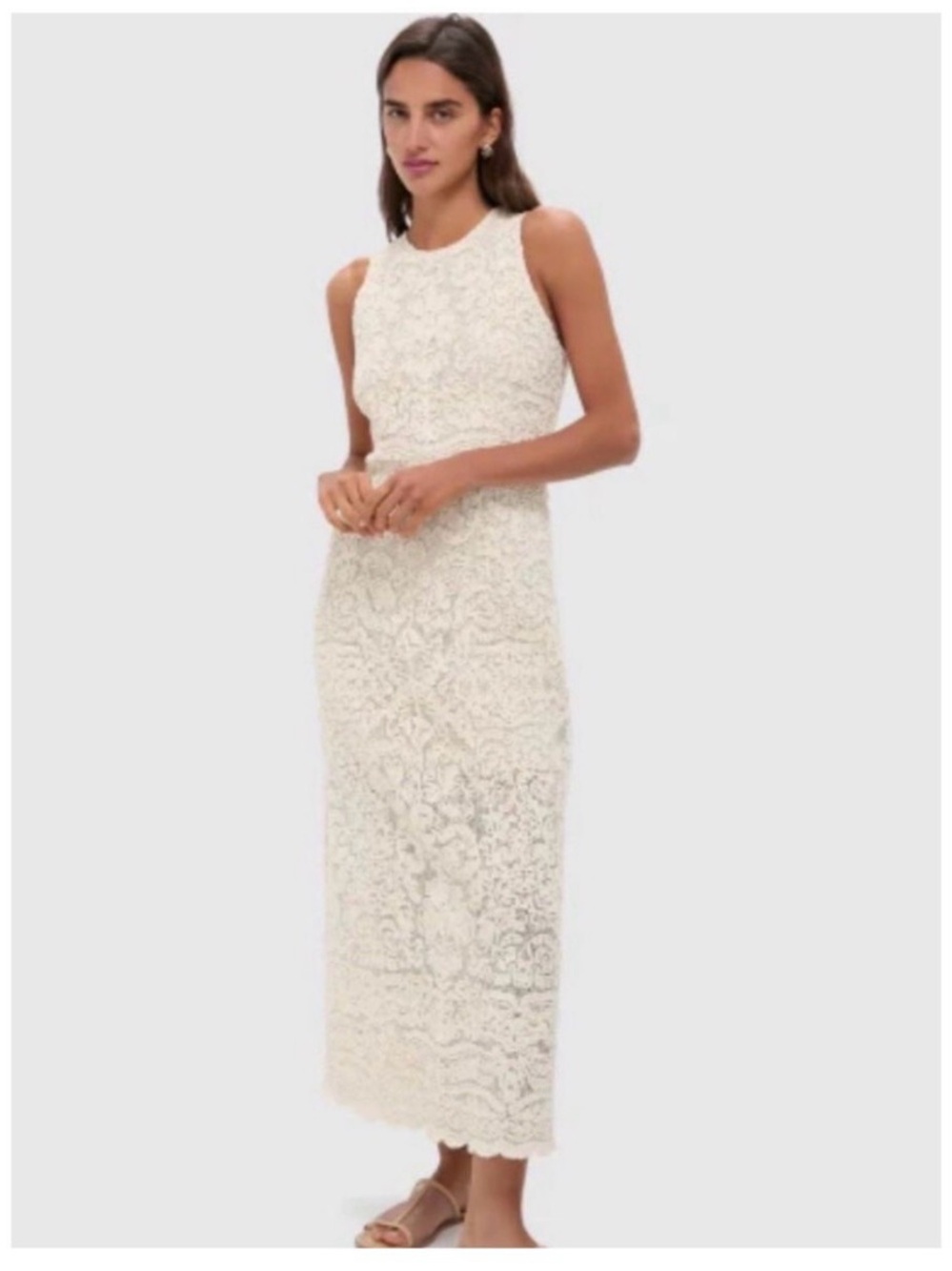 Tuckernuck Leilani Sleeveless Lace Maxi Dress XS NWT